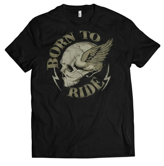 Born to Ride. Wrench Biker Mechanic Chopper Biker Skull T-Shirt. Summer Cotton Short Sleeve O-Neck Mens T Shirt New S-3XL